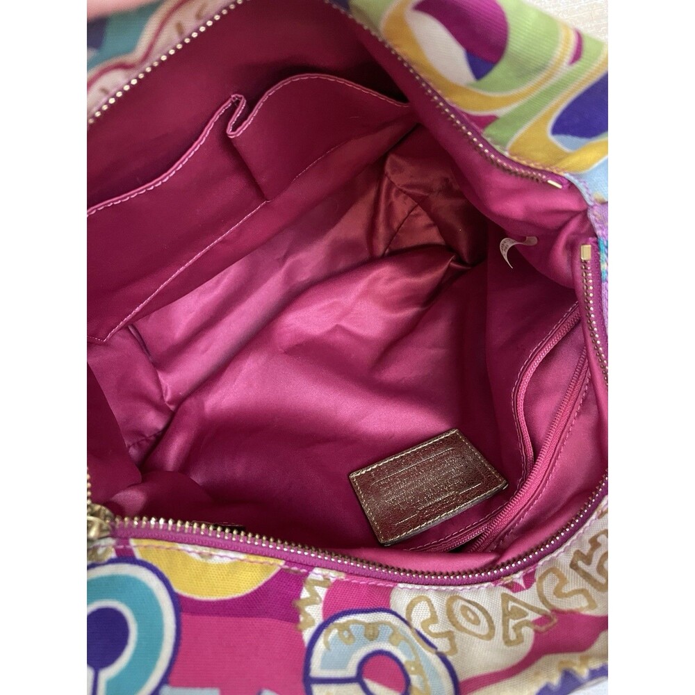 Coach Poppy Collection Signature Graffiti 1941 Cross Body Bag Colorful *read - Picture 16 of 16